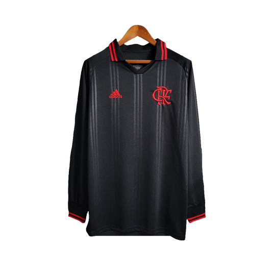 Flamengo 2019/20 Special Edition Jersey - Black - Long Sleeve Retro Version