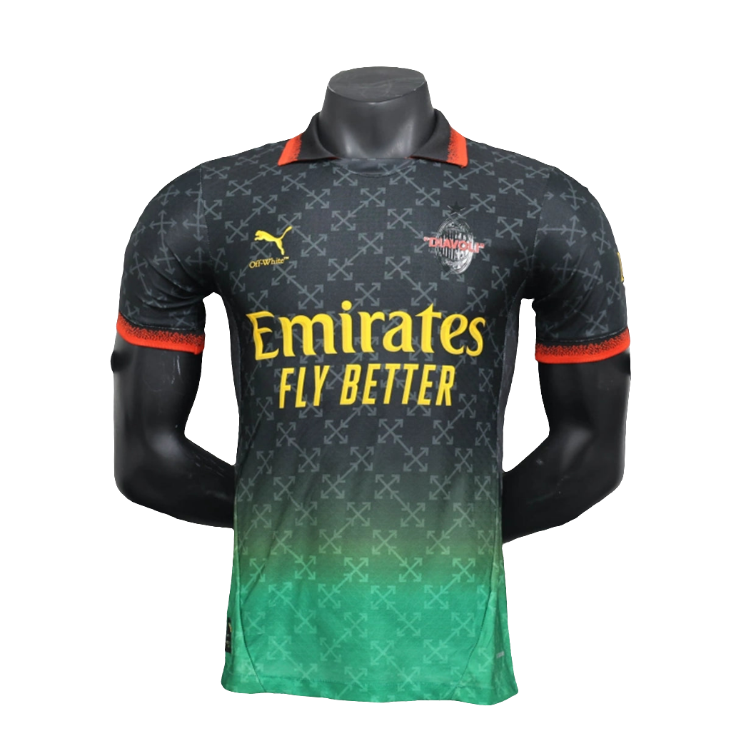AC Milan 2025/26 Commemorative Edition Jersey - Black - Player Version