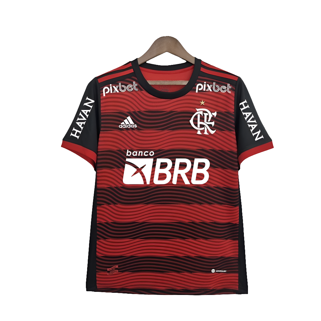 Flamengo 2022/23 Home Jersey - Fan Version - All Sponsors