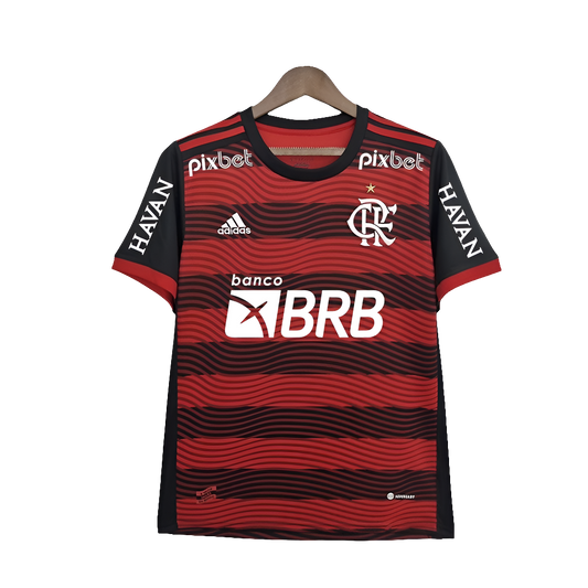 Flamengo 2022/23 Home Jersey - Fan Version - All Sponsors