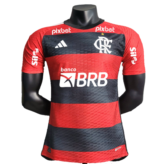 Flamengo 2023/24 Home Jersey - Player Version - All Sponsors