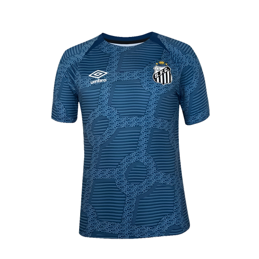 Santos 2024/25 Pre-Match Jersey - Blue - Fan Version
