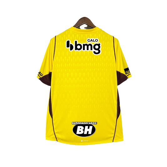 Atlético Mineiro 2024/25 Goalkeeper Jersey - Yellow - Fan Version - All Sponsors