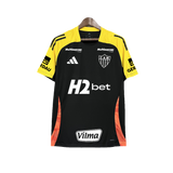 Atlético Mineiro 2025/26 Training Jersey - All Sponsors - Black - Fan Version
