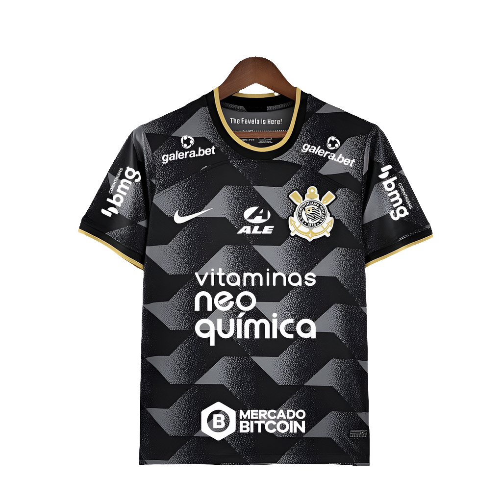 Corinthians 2022/23 Away Jersey - Fan Version - All Sponsors