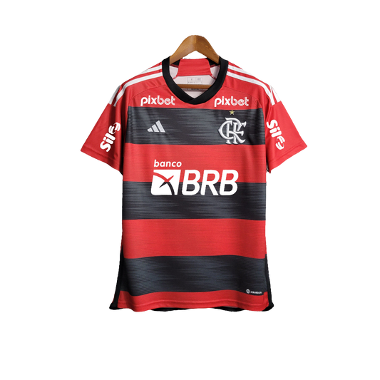 Flamengo 2023/24 Home Jersey - Fan Version - All Sponsors
