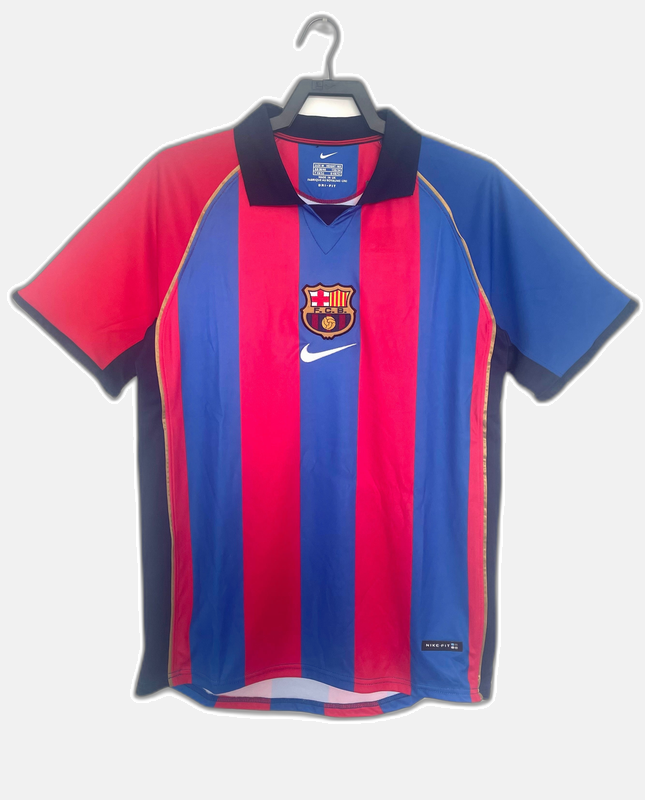 Barcelona 2001/02 Home Jersey - Retro Version