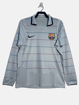 Barcelona 2003/04 Away Jersey - Long Sleeve Retro Version