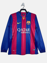 Barcelona 2014/15 Home Jersey - Long Sleeve - Retro Version