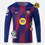 Barcelona 2025/26 Home Jersey - Long Sleeve