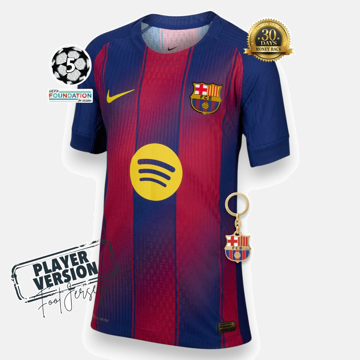 Barcelona 2025/26 Home Jersey - Player Version