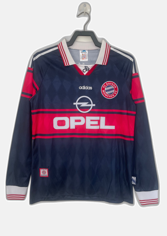 Bayern Munich 1997/99 Home Jersey - Long Sleeve Retro Version