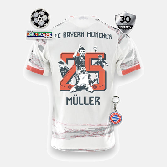 Bayern Munich 2025/26 Away Jersey - Müller Special Edition