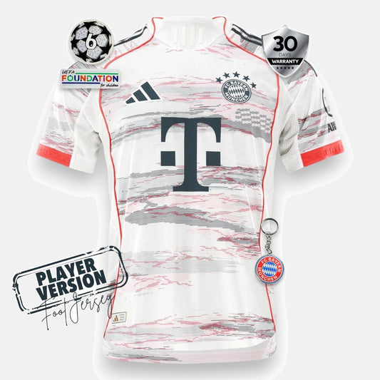 Bayern Munich Player 2025/26 Away Jersey