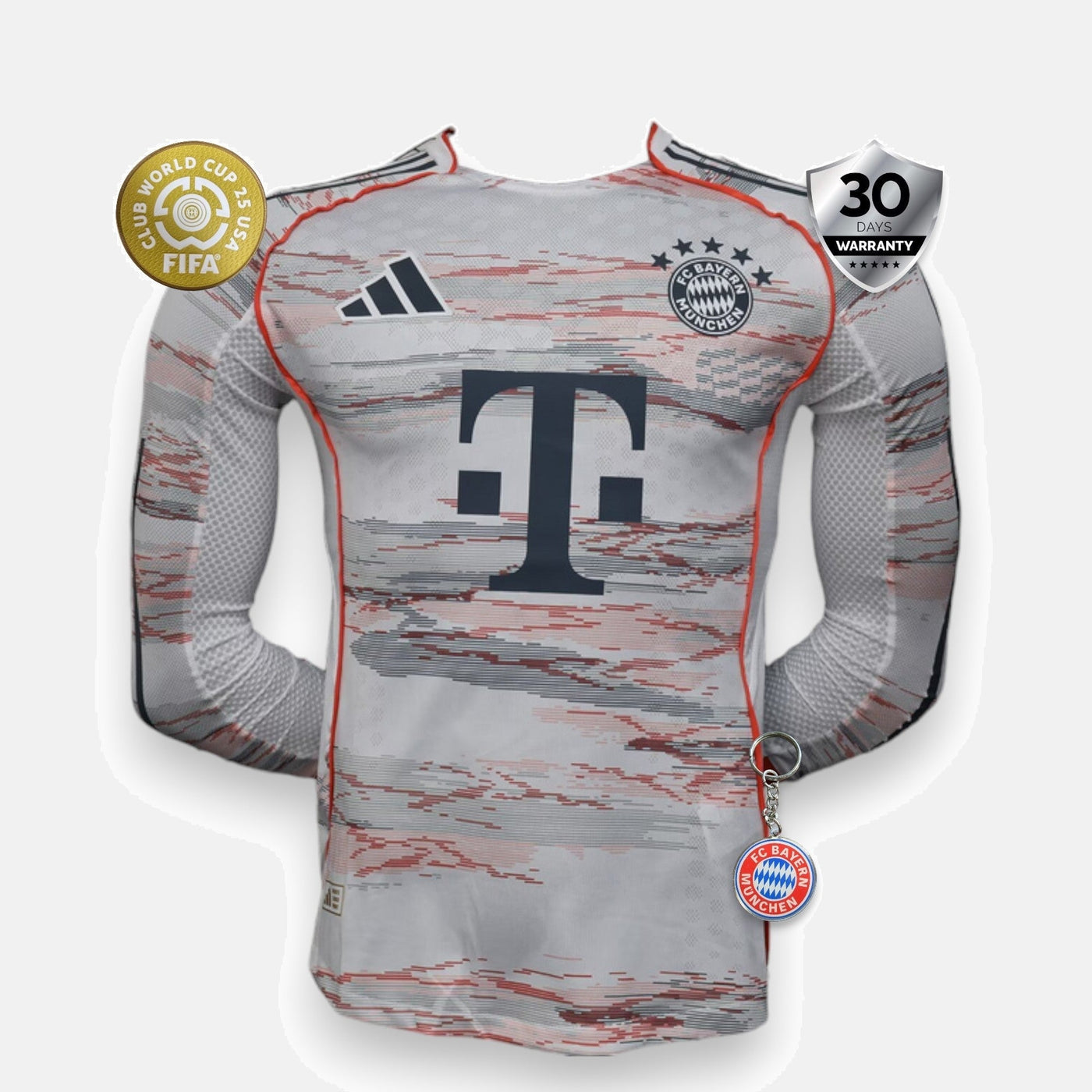 Bayern Munich 2025/26 Away Jersey - Player Version- Long Sleeve