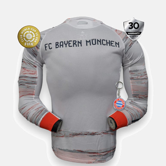 Bayern Munich 2025/26 Away Jersey - Player Version- Long Sleeve