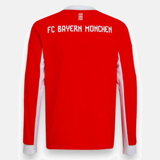 Bayern Munich 2025/26 Home Jersey - Player Version - Long Sleeve