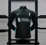 Liverpool Player 2024/25 Away Jersey Long Sleeve