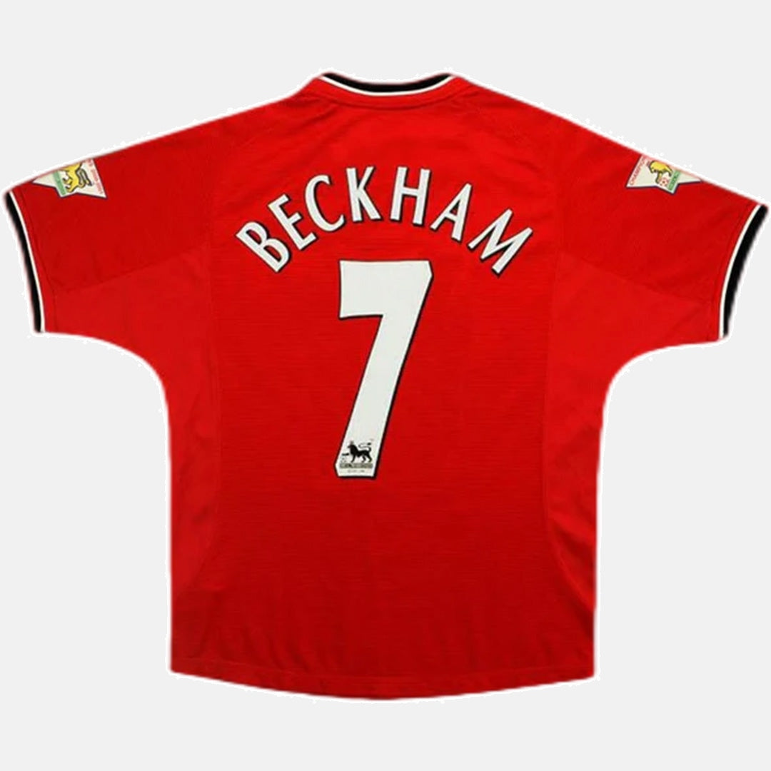 Manchester United 2000/01 Home Retro Jersey - Beckham #7