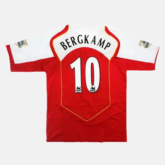 Arsenal 2004/05 Home Retro Jersey - Bergkamp #10