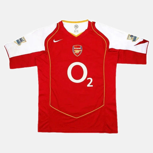 Arsenal 2004/05 Home Retro Jersey - Bergkamp #10