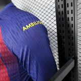 Barcelona 2025/26 Home Jersey - Player Version - Long Sleeve