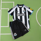 Newcastle United 2025/26 Home Kids Kit Jersey