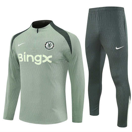 Chelsea Pre-Match Green Tracksuit 2025/26