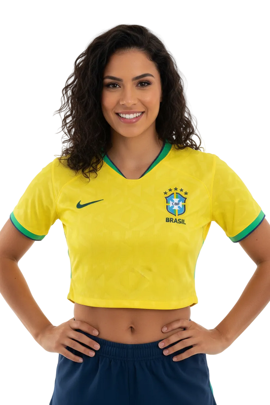 Brazil World Cup 2026 Cropped - Women's