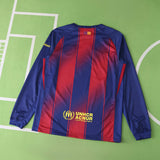 Barcelona 2025/26 Home Jersey - Long Sleeve