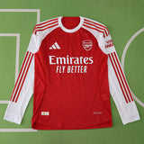 Arsenal Player 2025/26 Home Jersey Long Sleeve