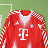 Bayern Munich 2025/26 Home Jersey - Player Version - Long Sleeve