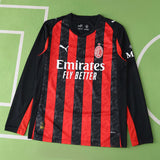 AC Milan 2025/26 Home Jersey - Long Sleeve
