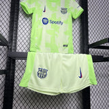 Barcelona 2024/25 Third Kids Kit Jersey