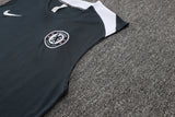 Chelsea Kit Black Jersey + Shorts - Sleeveless 2025/26