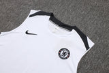 Chelsea Kit White Jersey + Shorts - Sleeveless 2025/26