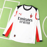 AC Milan 2025/26 Away Jersey - Player Version - Long Sleeve