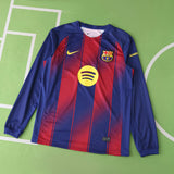 Barcelona 2025/26 Home Jersey - Long Sleeve