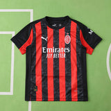 AC Milan 2025/26 Home Kids Kit Jersey