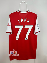 Bukayo Saka - Arsenal 2019/20 Home Jersey 󠁧󠁢󠁥󠁮󠁧󠁿