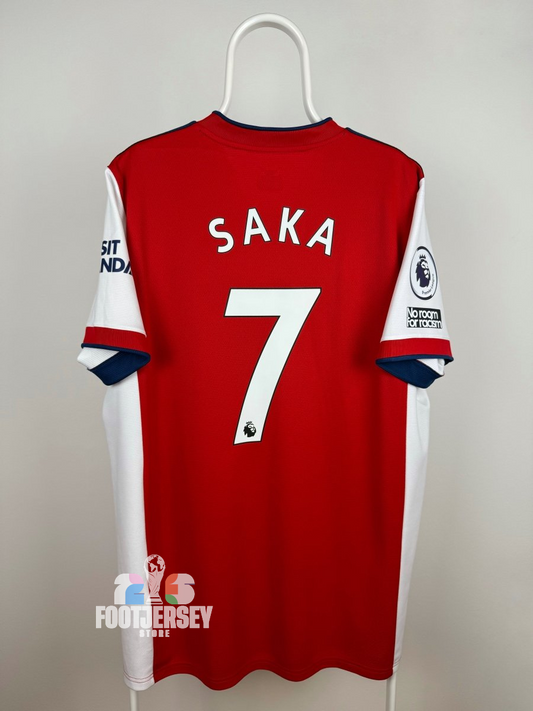 Bukayo Saka - Arsenal 2021/22 Home Jersey 󠁧󠁢󠁥󠁮󠁧󠁿
