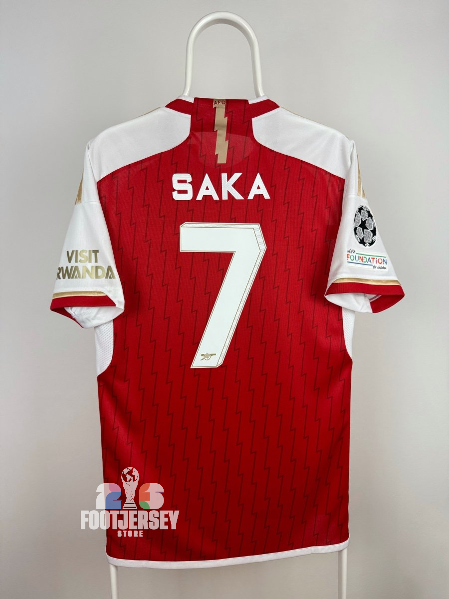 Bukayo Saka - Arsenal 2023/24 Home Jersey 󠁧󠁢󠁥󠁮󠁧󠁿