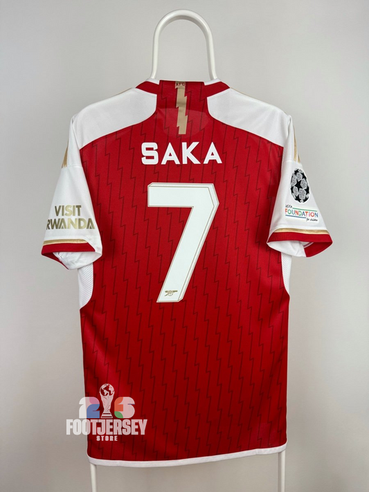 Bukayo Saka - Arsenal 2023/24 Home Jersey 󠁧󠁢󠁥󠁮󠁧󠁿