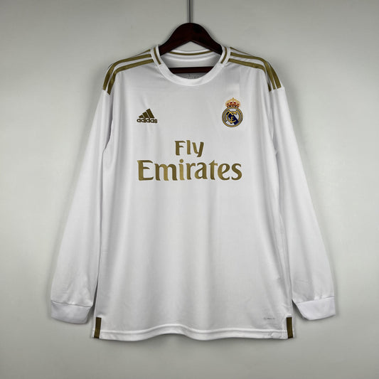 Real Madrid 2019/20 Home Retro Jersey - Long Sleeve
