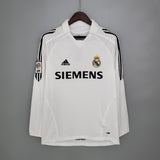 Real Madrid 2005/06 Home Retro Jersey - Long Sleeve