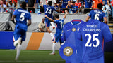 Chelsea 2025/26 Home Kids Kit with World Champions 25 printing Jersey