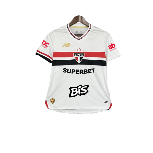 São Paulo 2025/26 Home Jersey - All Sponsors - Women's