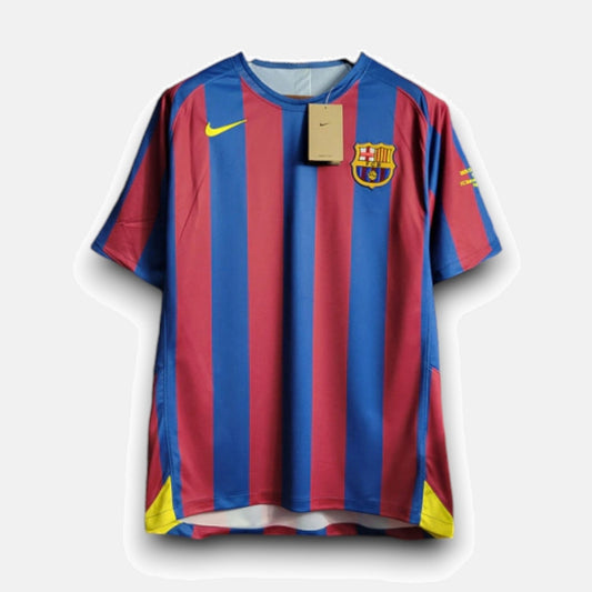 Barcelona 2006/07 Home Retro Jersey - Ronaldinho #10