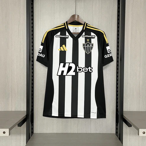 Atlético Mineiro 2025/26 Home Jersey - Player Version - All Sponsors
