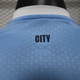 Manchester City Player 2025/26 Home Jersey Long Sleeve
